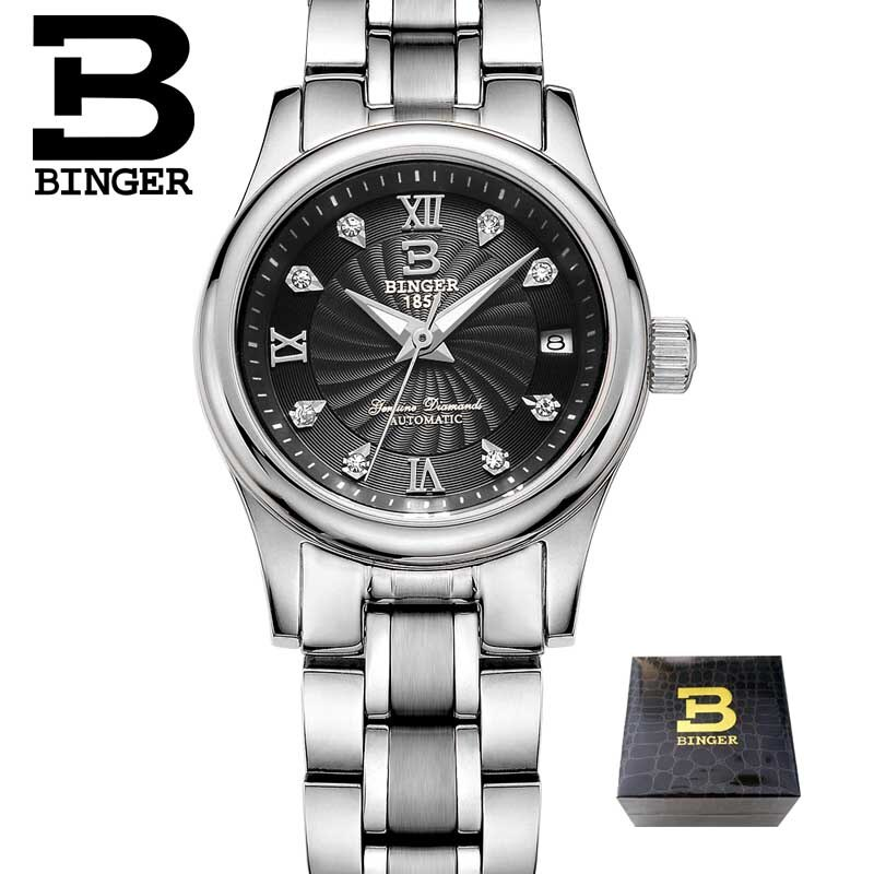 BINGER Swiss Luxury Mechanical Watch Women B 603L-8 - Image 4
