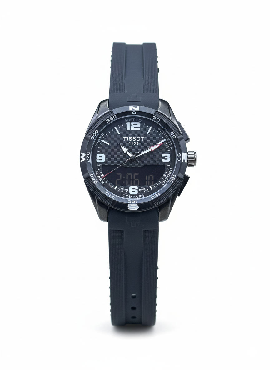 Tissot Dual Time - Alarm Digital & Analogue Watch