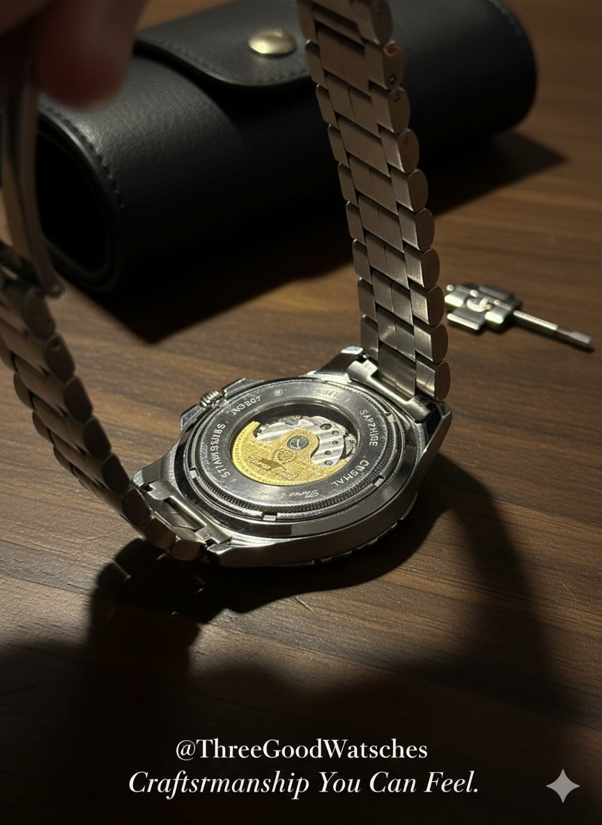 Three Goods - TG German Automatic Tourbillion Timepiece / Moonface Chronometer TP - Image 4