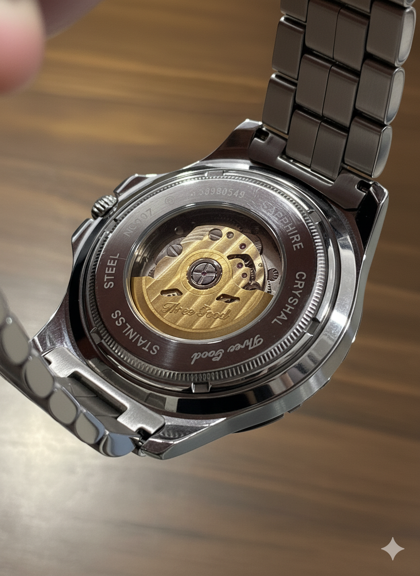 Three Goods - TG German Automatic Tourbillion Timepiece / Moonface Chronometer TP - Image 5