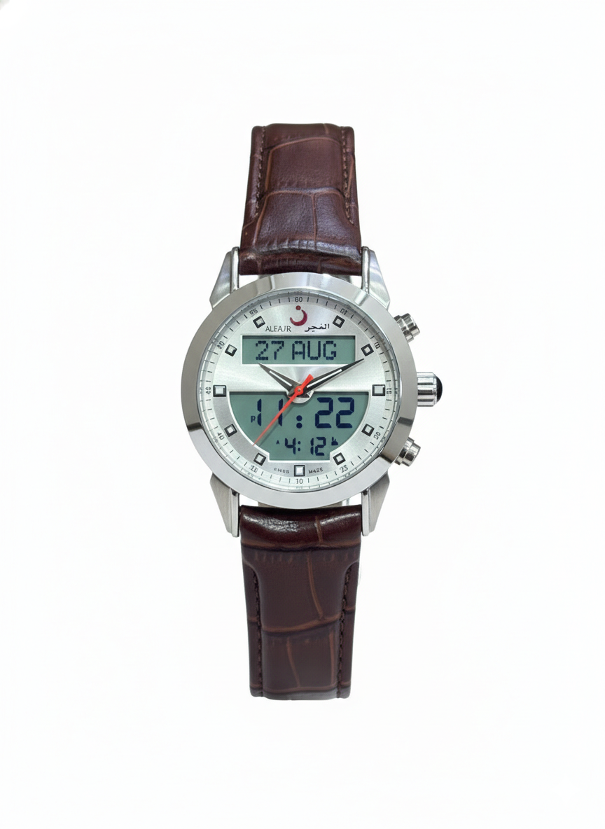 Alfajr WA-41 -Ref 812806 Swiss Made Dual Time - Premium Strap Watch - Image 5