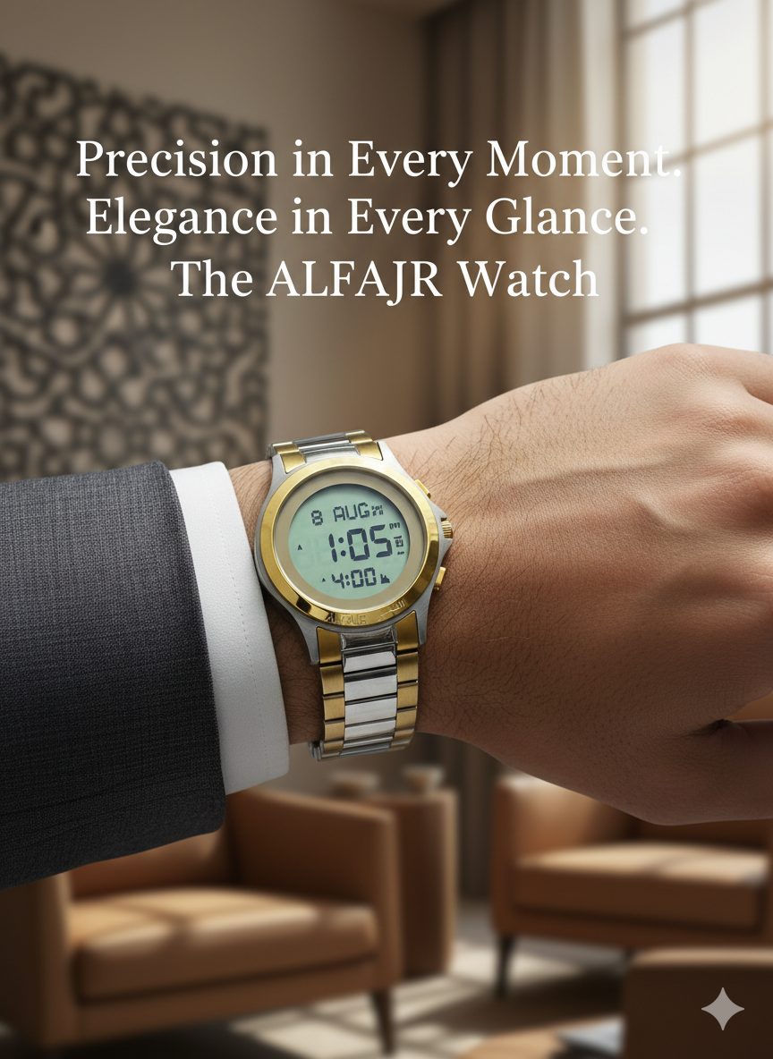 Alfajr WR-02 71F Ref- Original Premium Stainless Steel Two Tone Watch - Image 3
