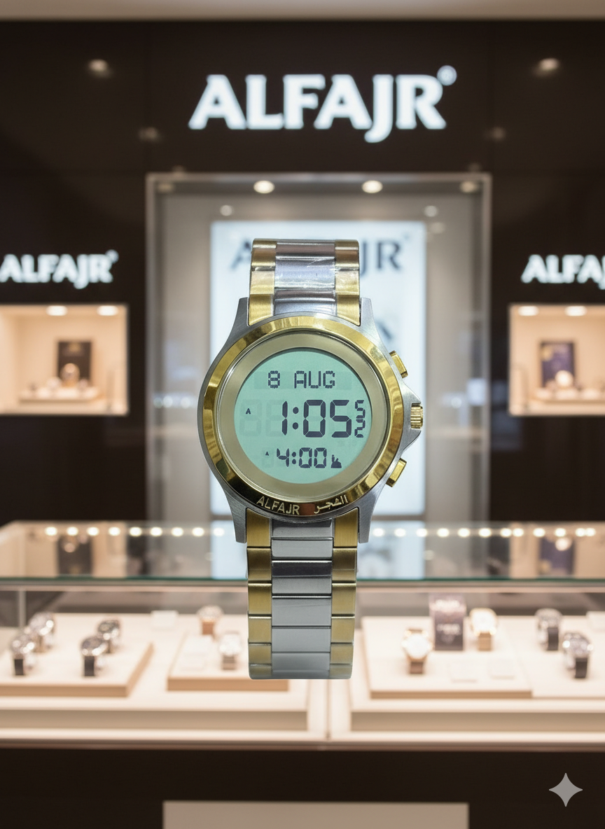 Alfajr WR-02 71F Ref- Original Premium Stainless Steel Two Tone Watch