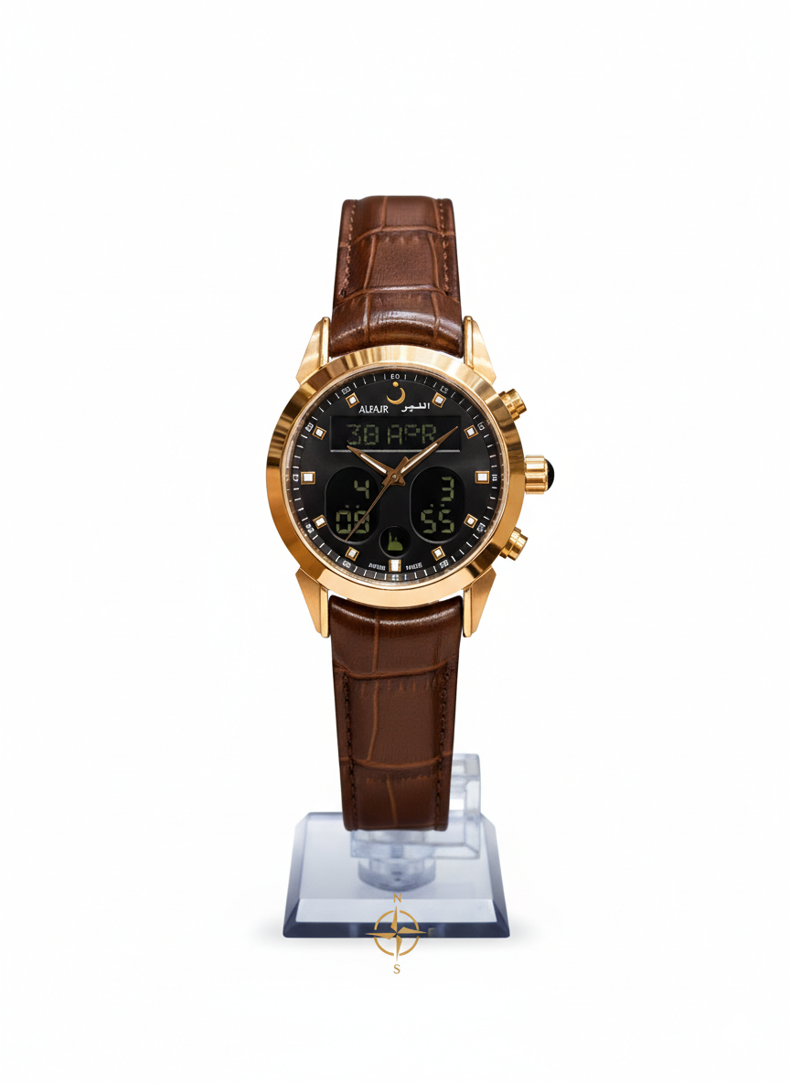 Alfajr WA-46 -Ref 812809 Swiss Made Dual Time - Premium Strap Watch - Image 7