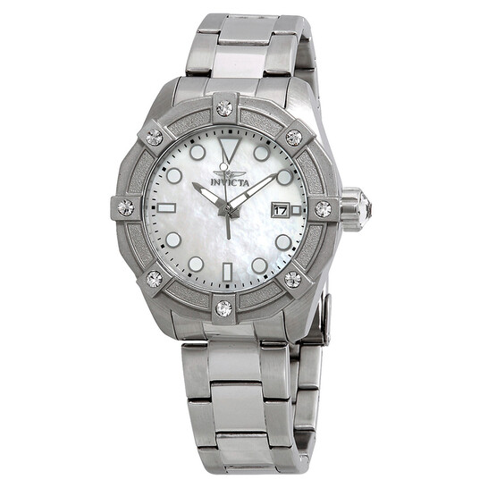 INVICTA Unisex Angel Mother of Pearl Dial Model 20318 Original Watch - Image 6