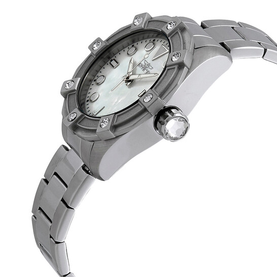 INVICTA Unisex Angel Mother of Pearl Dial Model 20318 Original Watch - Image 7