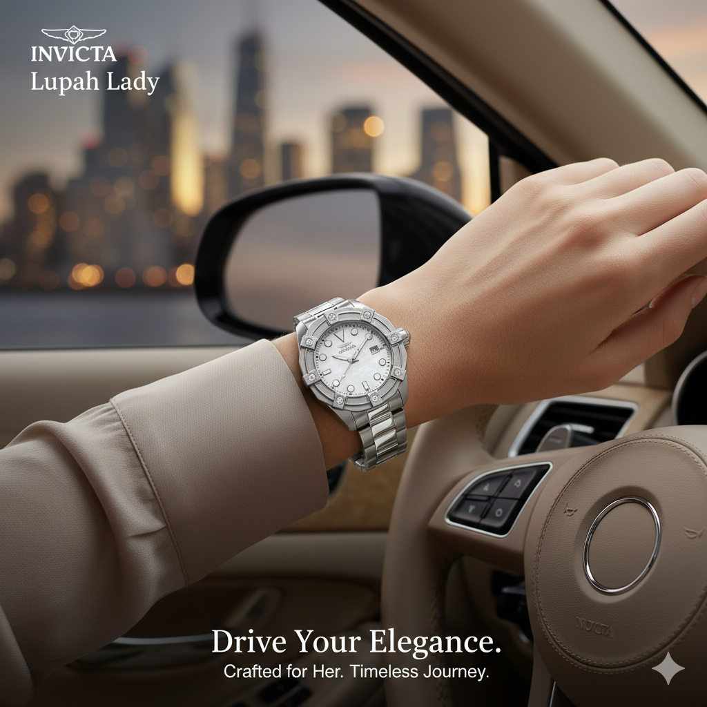 INVICTA Unisex Angel Mother of Pearl Dial Model 20318 Original Watch - Image 4