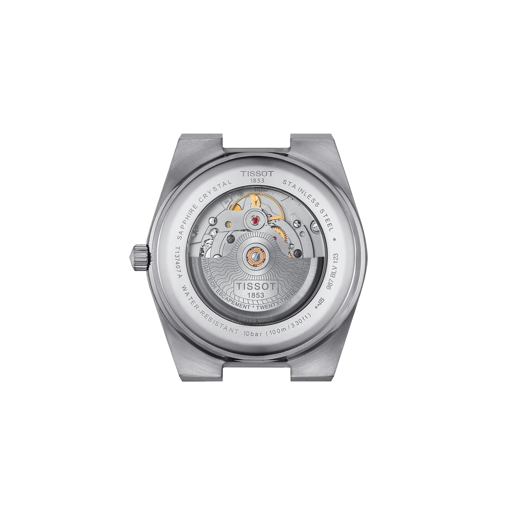 Tissot PRX Powermatic 80 Grey Stainless Steel Silver Dial Automatic Watch - Italian Grade - Image 6