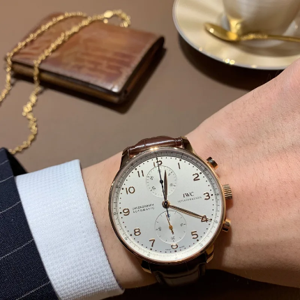 IWC Portugieser Chronograph IW371611 - Ref 3889353 / Automatic Master Plus Grade - Image 6