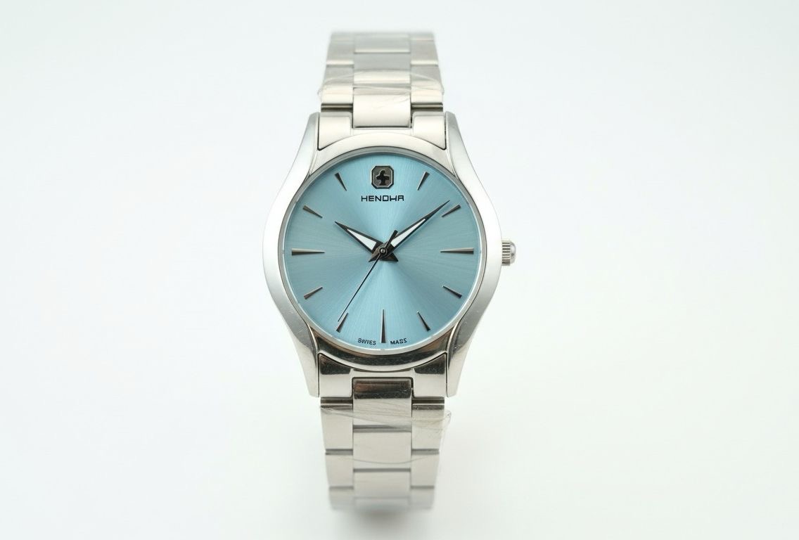 Hanova Swiss Made Ladies Tiffany Dial Original Watch - Image 4