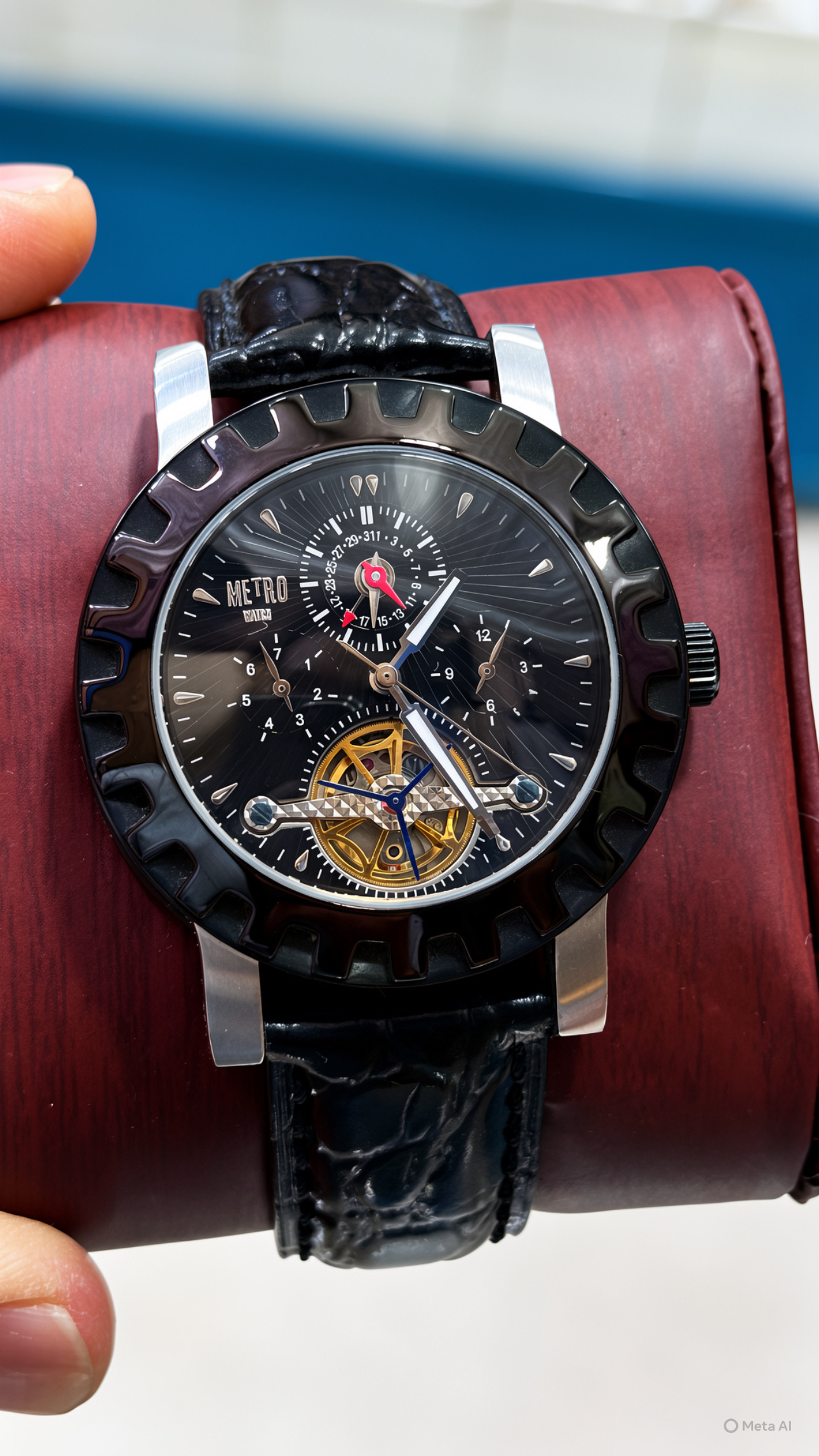 Metro Swiss Made Men’s Tourbillion Timepiece