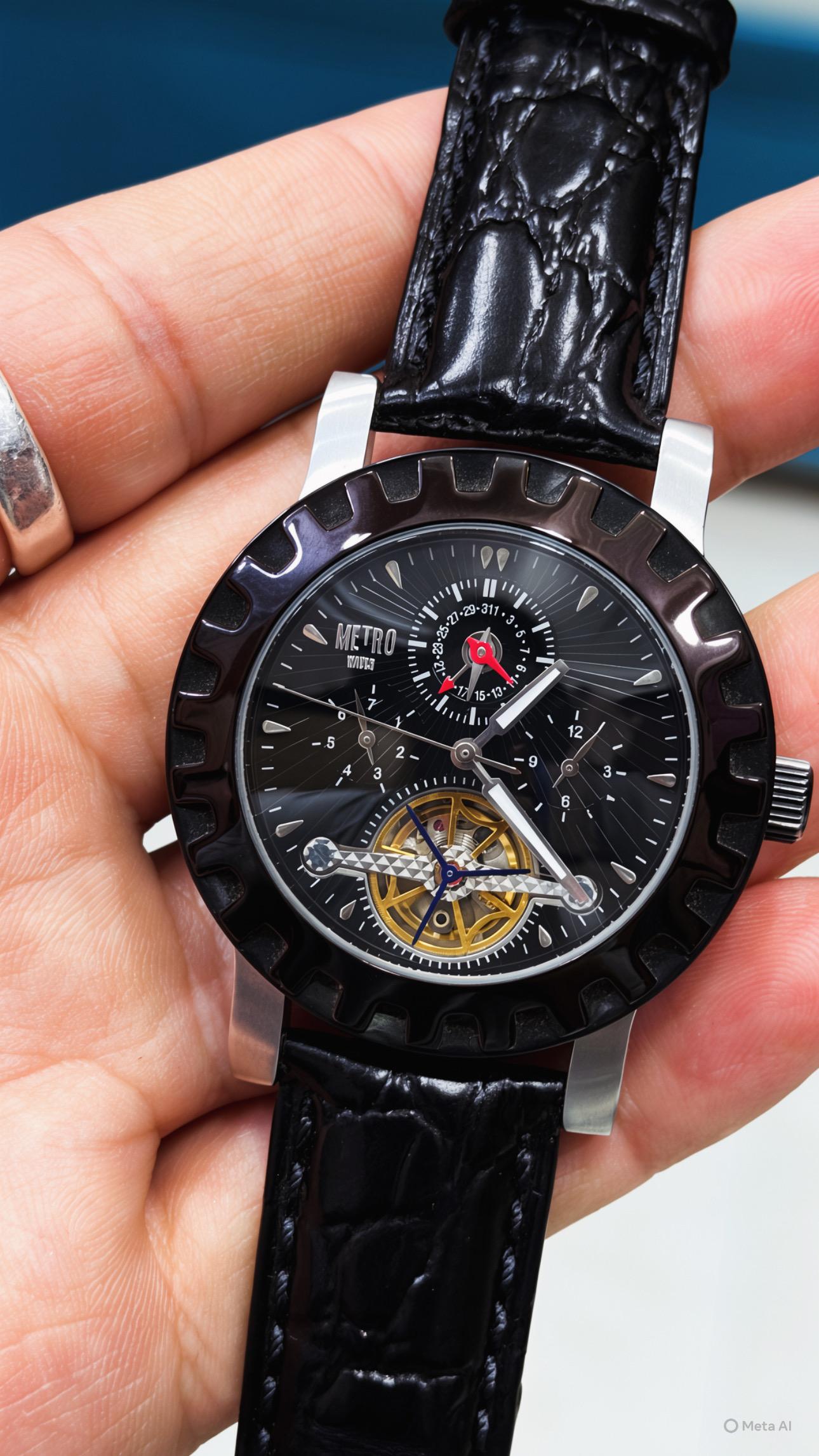 Metro Swiss Made Men’s Tourbillion Timepiece - Image 3