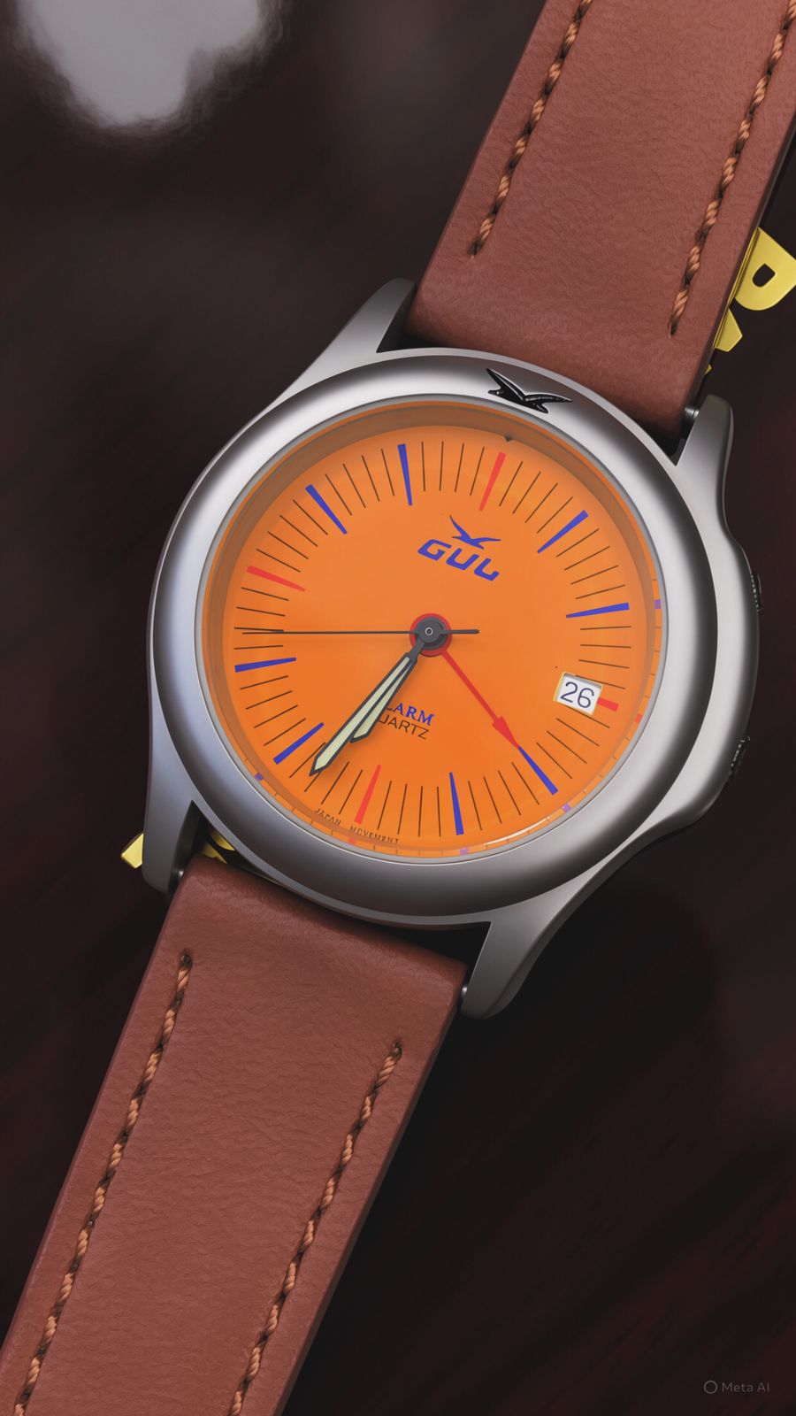 GUL - Original German Watch - Premium Leather Strap & Titanium Body Cased - Image 2