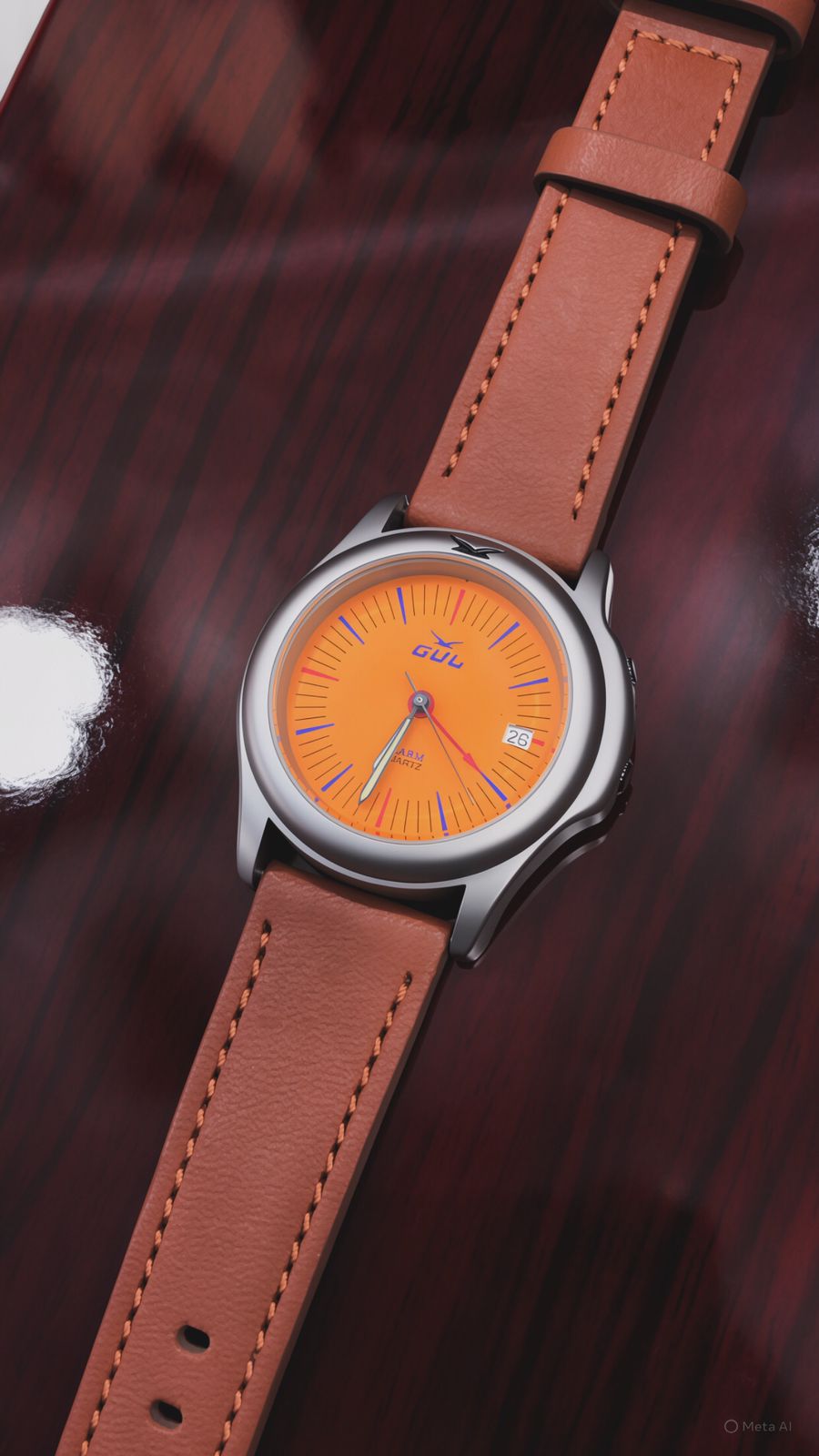 GUL - Original German Watch - Premium Leather Strap & Titanium Body Cased - Image 3